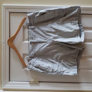 Style & Co Zigzag Shorts Grey 16W